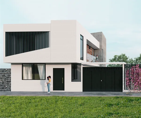 Vista del proyecto casa acuitlapilco