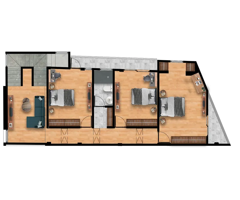 Vista del proyecto casa acuitlapilco