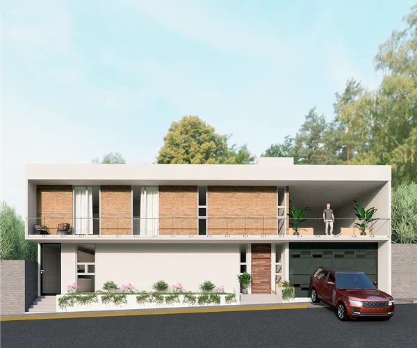 Vista del proyecto casa ciruelos