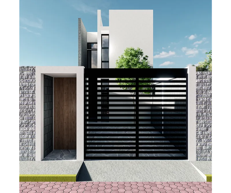 Vista del proyecto casa miguel n lira