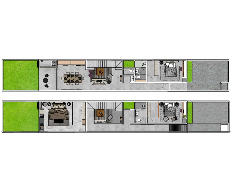 Vista del proyecto casa miguel n lira