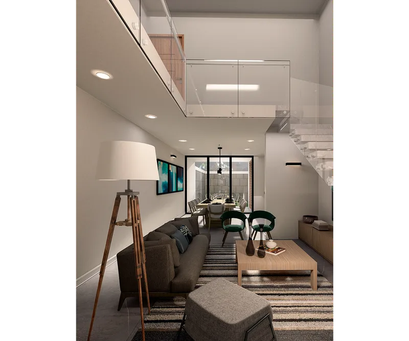 Vista del proyecto casa miguel n lira