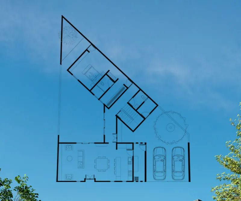 Vista del proyecto casa nixtlalpan