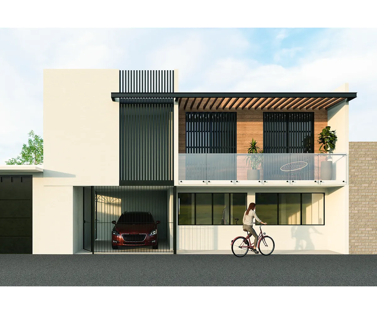 Vista del proyecto casa san bartolo