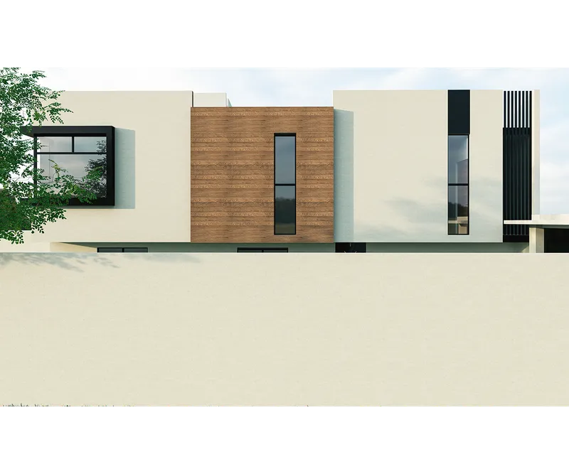 Vista del proyecto casa san bartolo