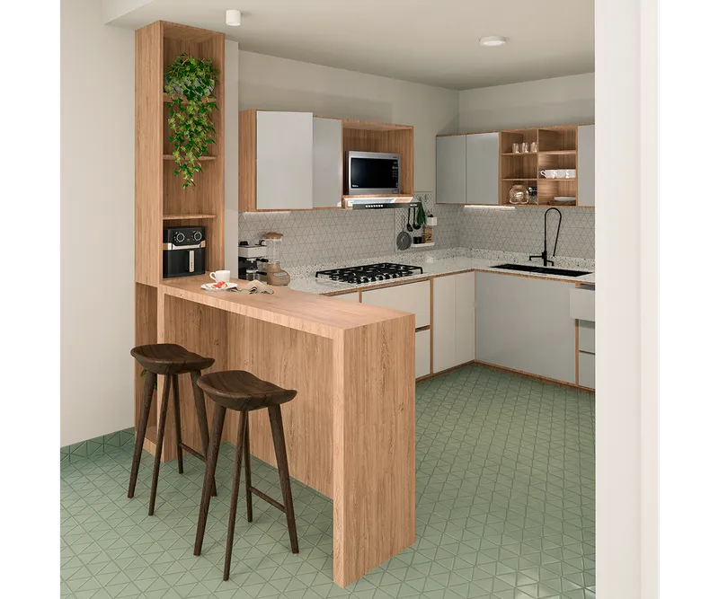 Vista del proyecto cocina brandon