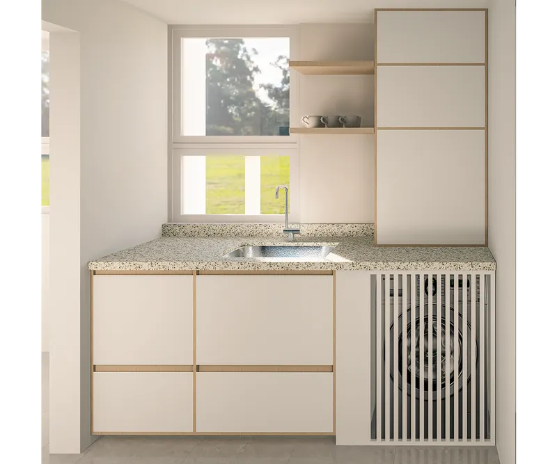 Vista del proyecto cocina la noria