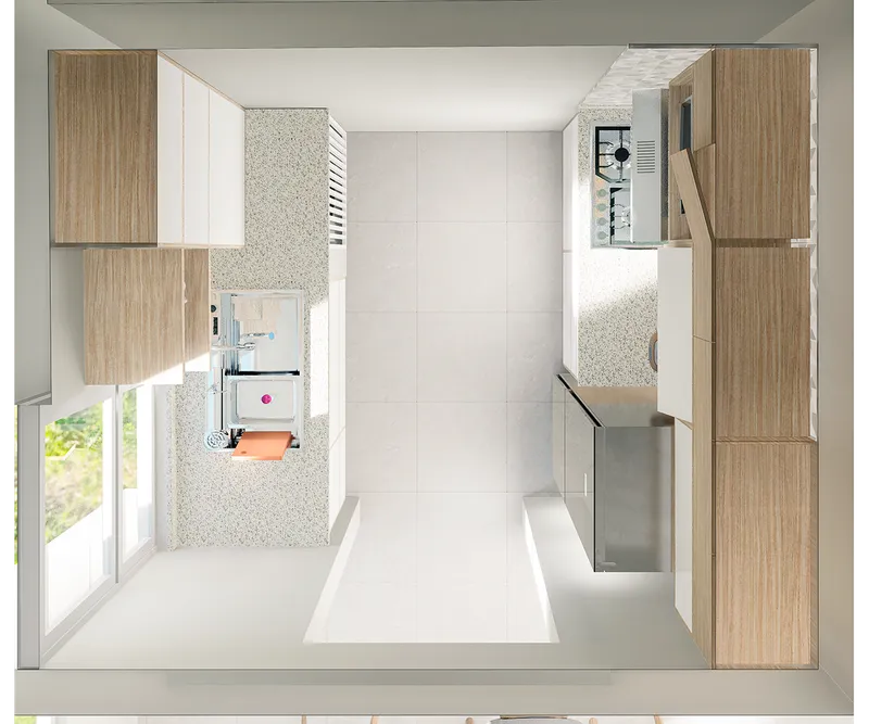 Vista del proyecto cocina la noria