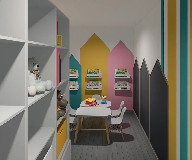 Vista del proyecto consultorio pediatrico