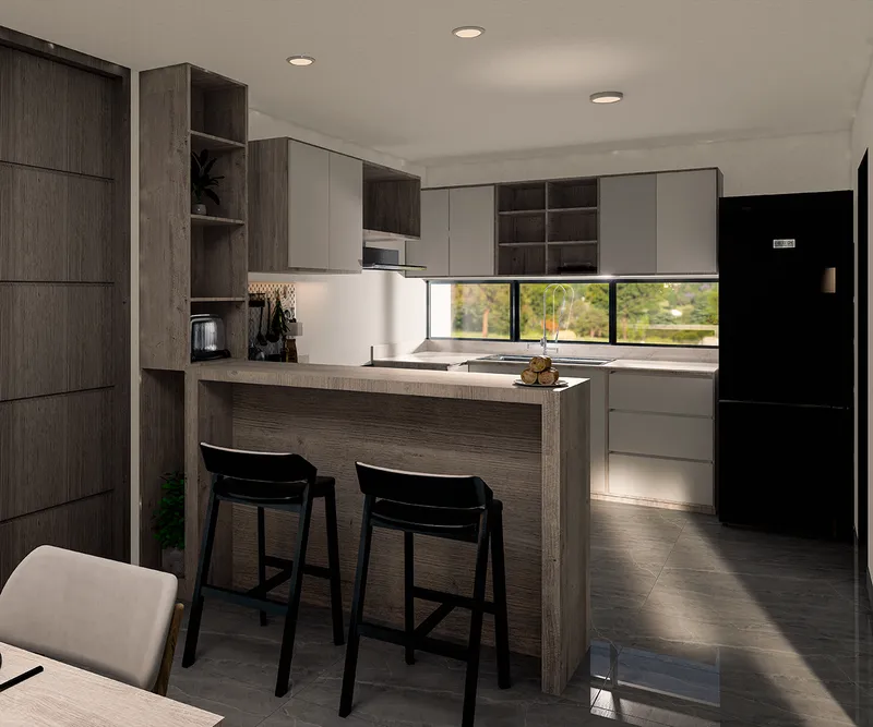 Vista del proyecto departamentos linda vista